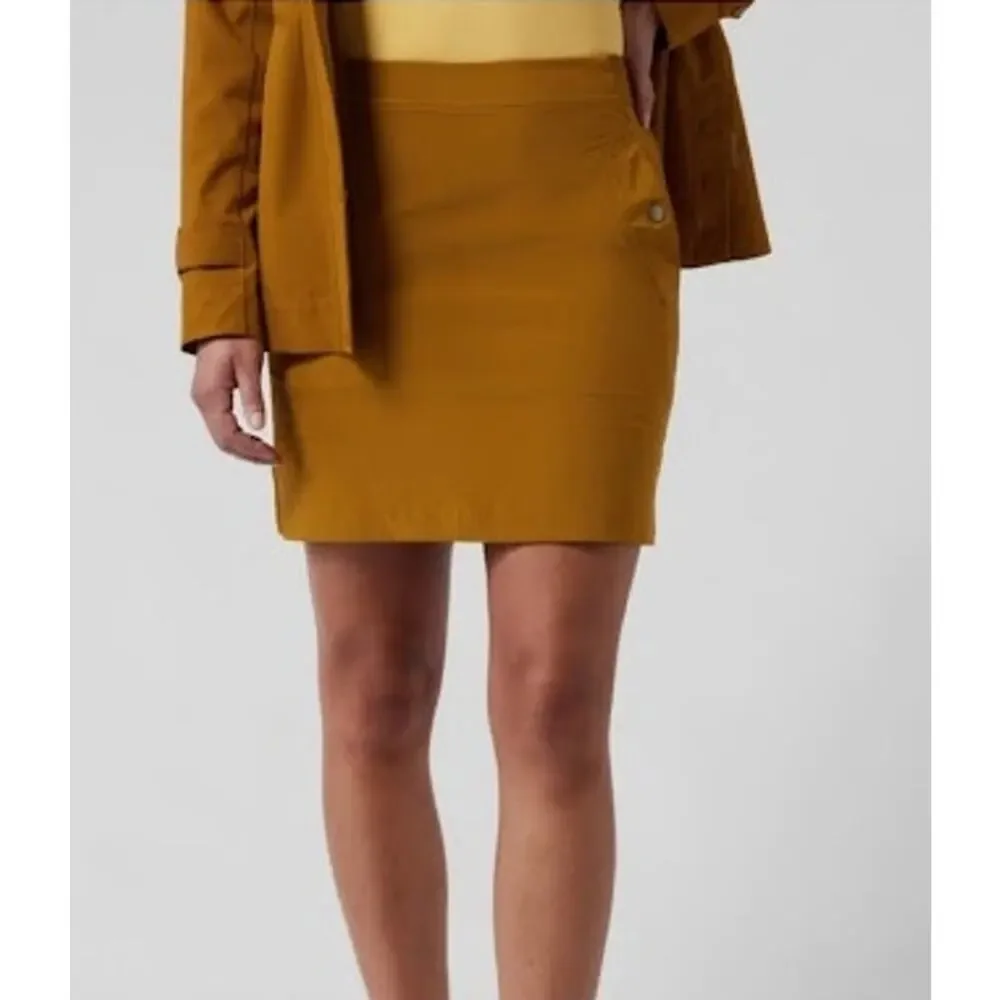 Athleta- Vienna Cargo Skort- NWT- Gold- Size 2 - Picture 1 of 10